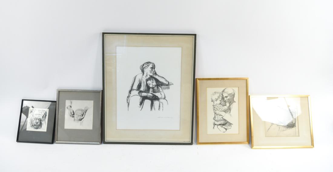 GROUPING OF KATHE KOLLWITZ PRINTS (1 of 11)