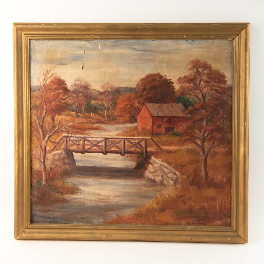 PAUL MELTSNER (AMERICAN 1905-1966) LANDSCAPE (1 of 16)