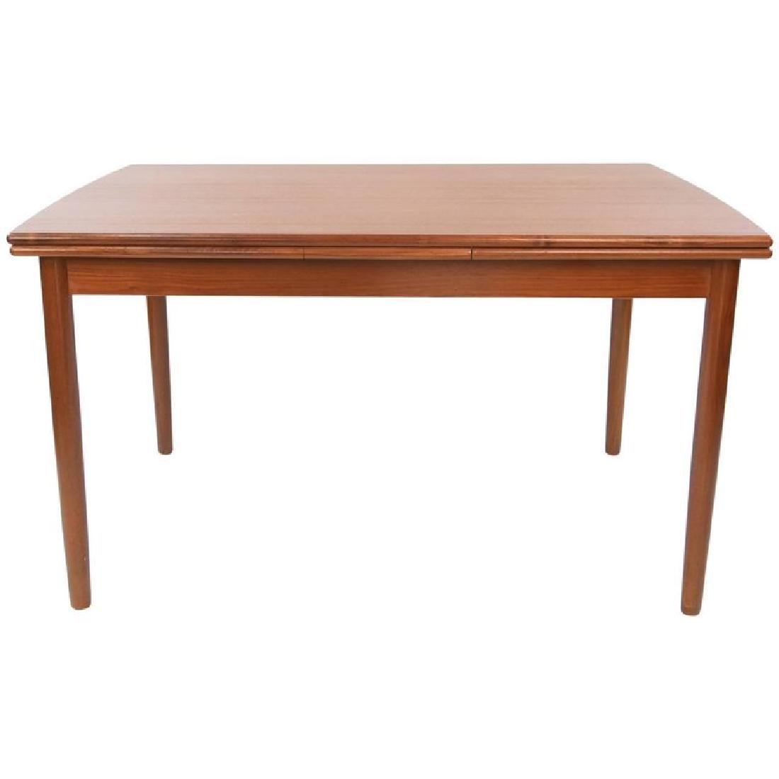 DANISH MID-CENTURY TEAK EXTENDING DINING TABLE (1 of 16)