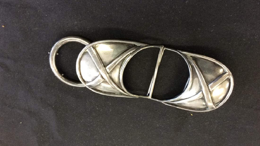 MEXICAN STERLING SILVER BELT BUCKLE (1 of 9)