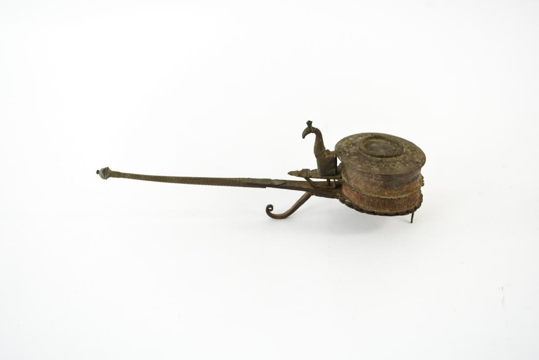 ANTIQUE INDIAN COMPARTMENTAL COOKING IMPLEMENT (1 of 7)