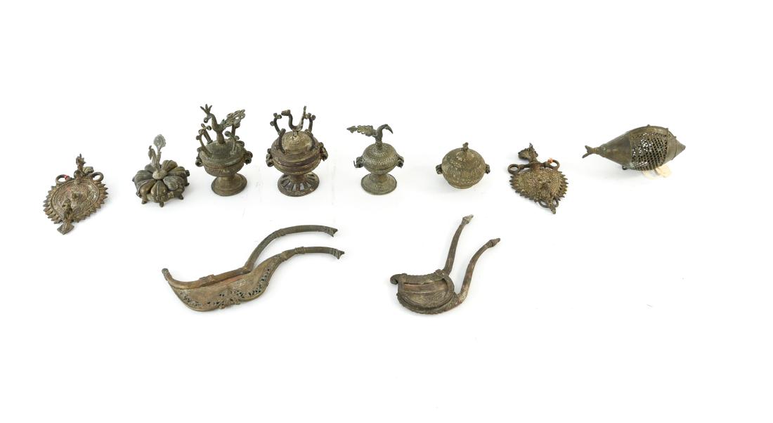 INDIAN BANJARA TRIBAL METALWORK GROUPING (1 of 12)