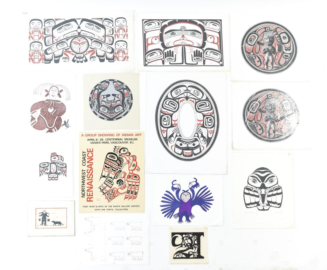INUIT & NORTHWEST COAST INDIAN ART GROUPING (1 of 15)