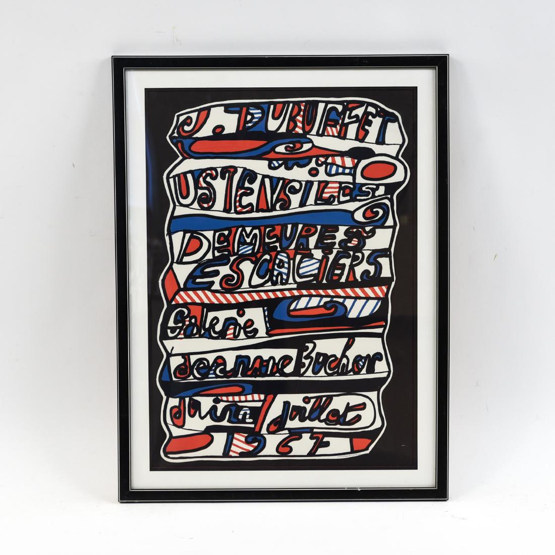VINTAGE JEAN DUBUFFET POSTER 1967 (1 of 8)
