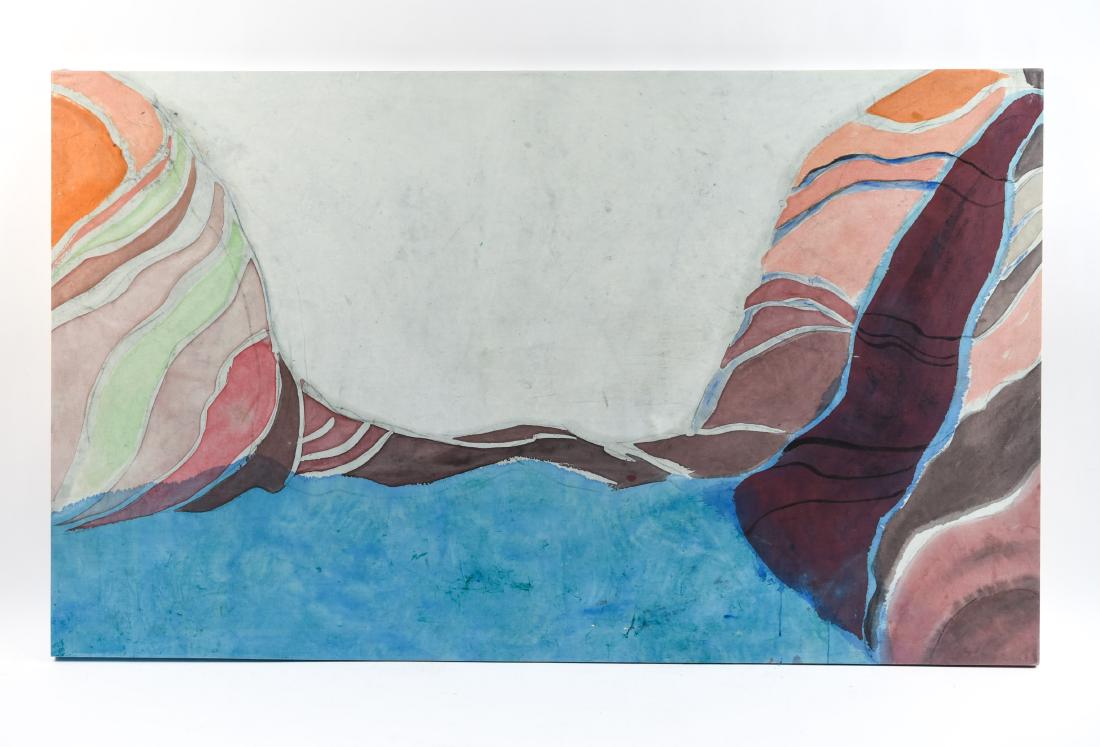 LARGE ABSTRACT BATIK CANVAS (1 of 11)