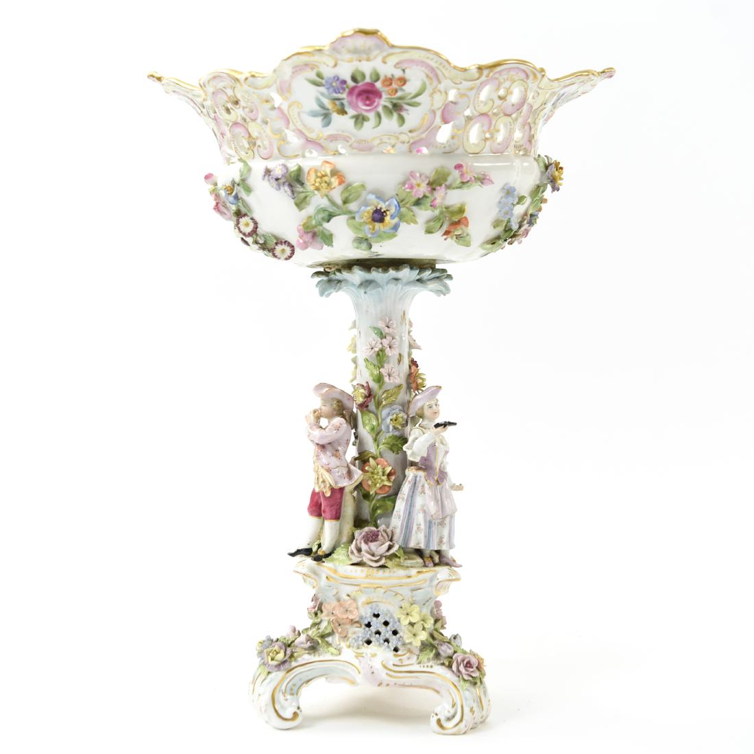 DRESDEN PORCELAIN CENTERPIECE (1 of 13)