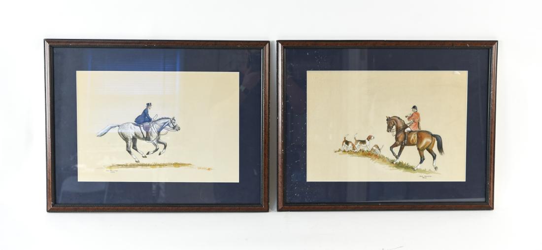 JEAN BOWMAN (1918-1994) WATERCOLORS (1 of 14)