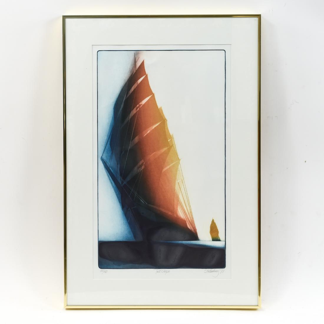 ETCHING "TALL SHIPS" (1 of 10)