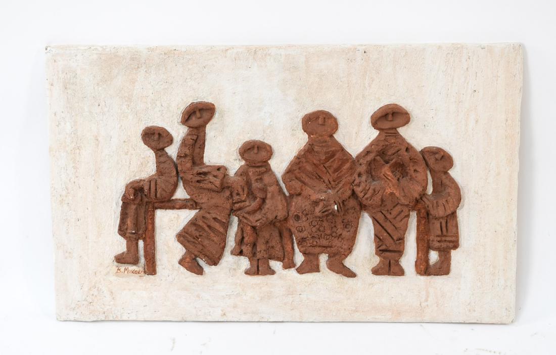 B. MOSCOW FIGURAL WALL SCULPTURE (1 of 9)