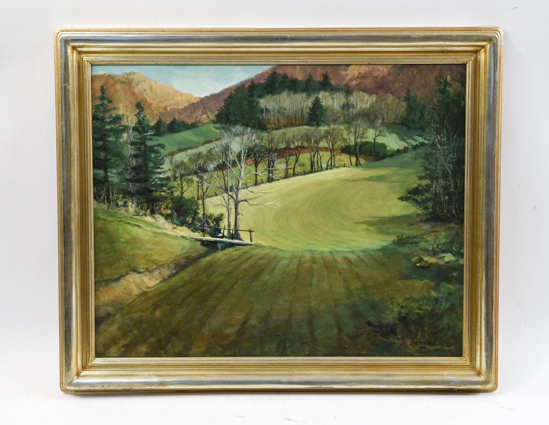KENNETH M. MITCHELL OIL ON BOARD LANDSCAPE (1 of 11)