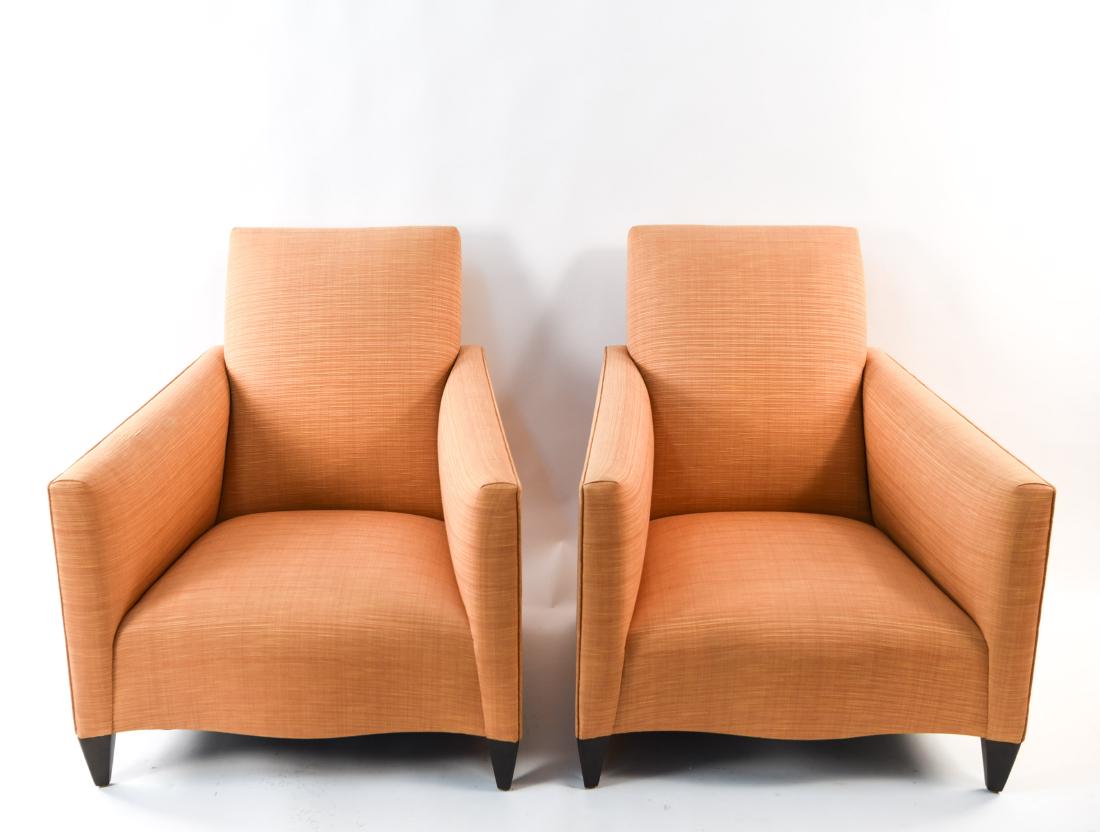 PAIR OF DONGHIA LOUNGE CHAIRS (1 of 16)