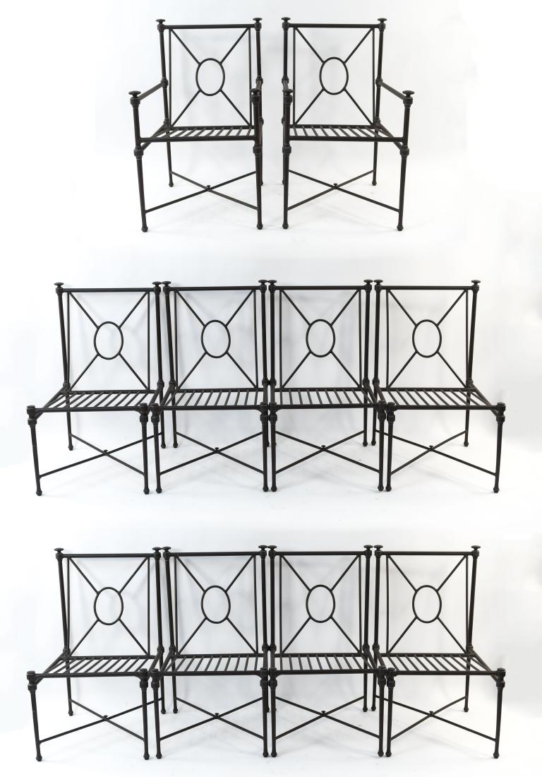 (10) RESTORATION HARDWARE METAL OUTDOOR CHAIRS (1 of 20)