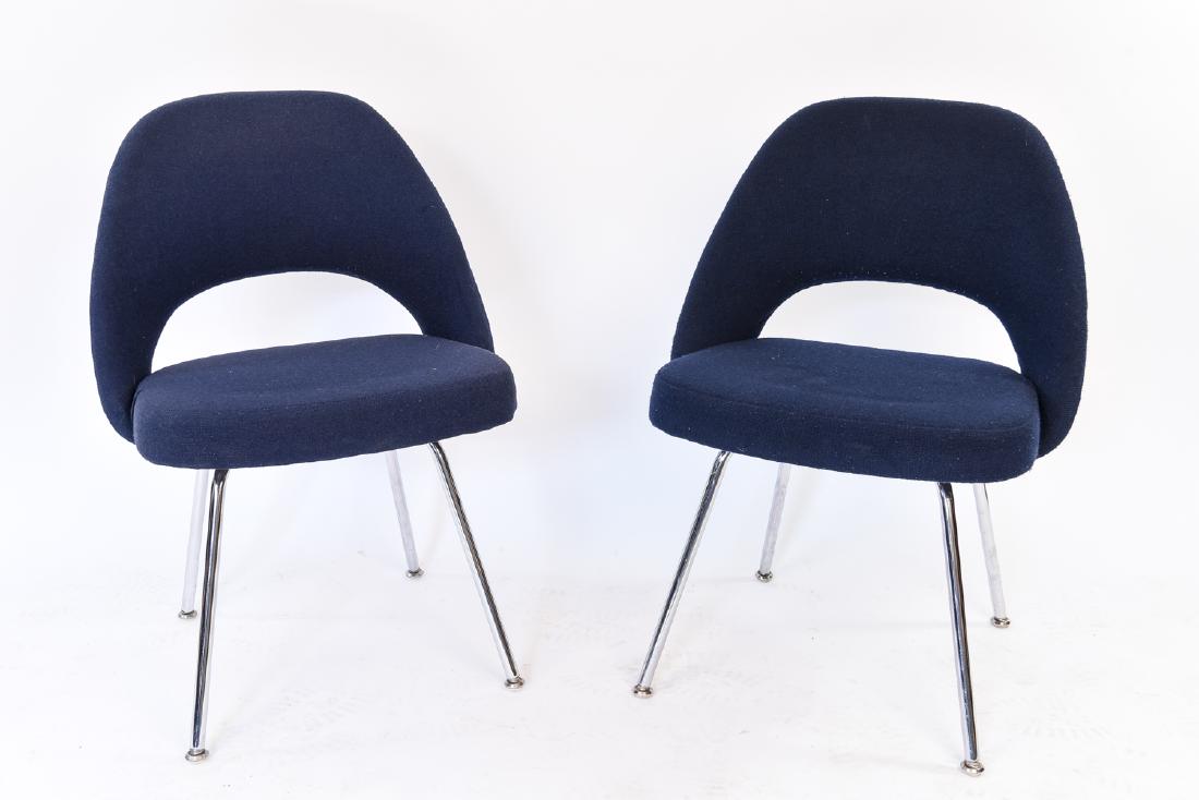 PAIR OF EERO SAARINEN EXECUTIVE ARMLESS CHAIRS (1 of 10)