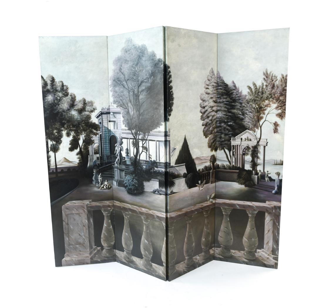 MAITLAND SMITH HAND PAINTED FOLDING SCREEN (1 of 18)
