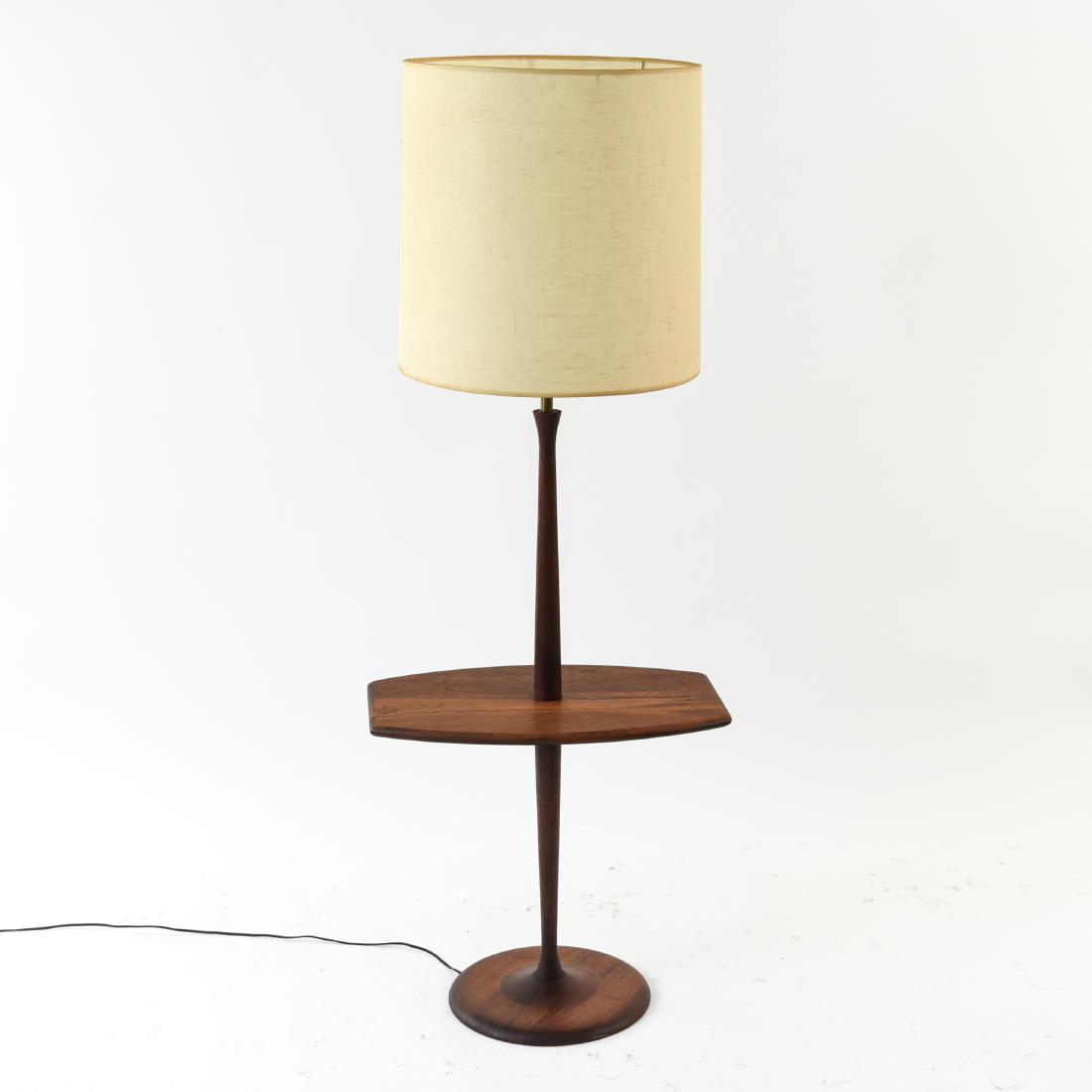 ARTHUR UMANOFF WALNUT FLOOR LAMP (1 of 12)