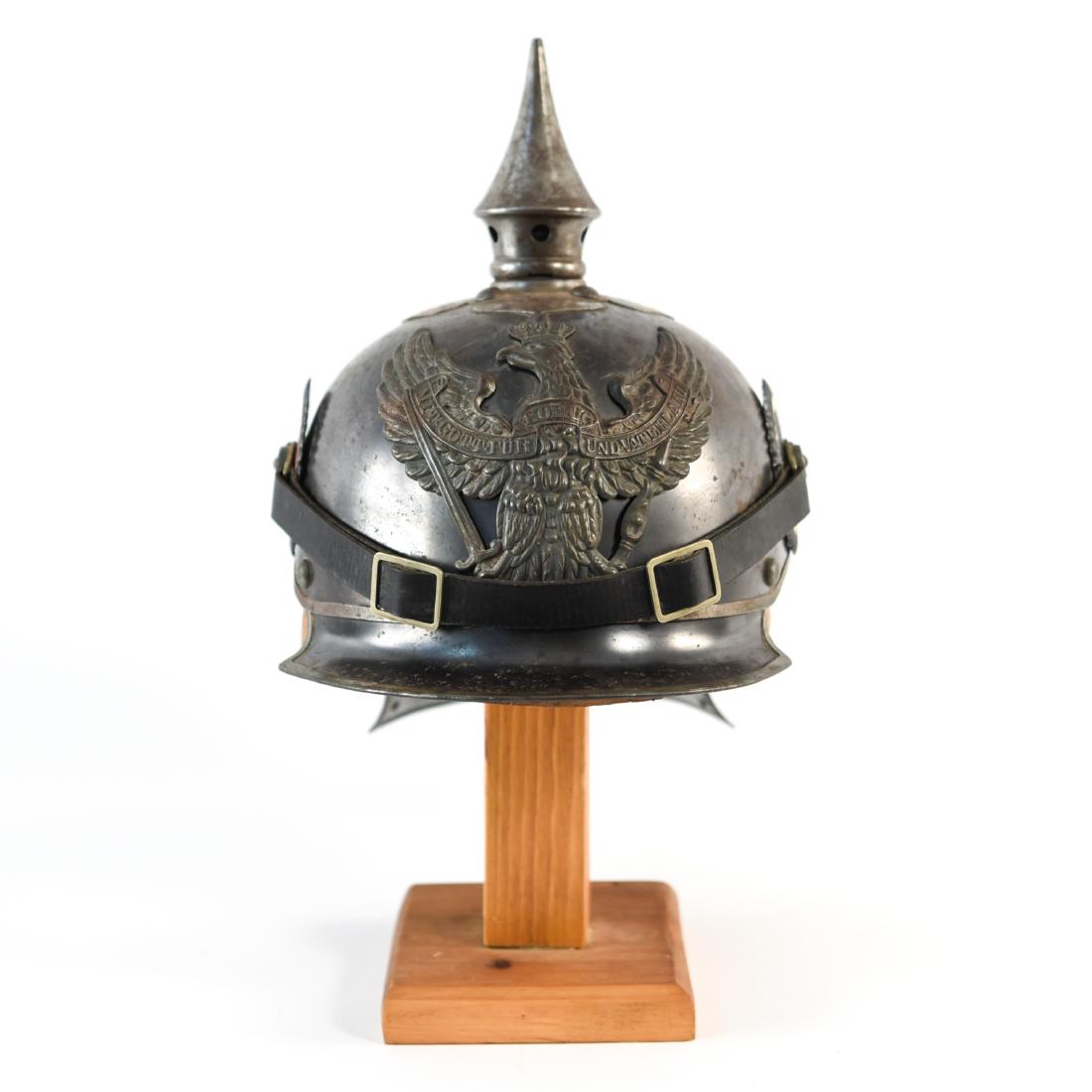 WWI EM PRUSSIAN KURASSIER INFANTRY PICKELHAUBE (1 of 19)