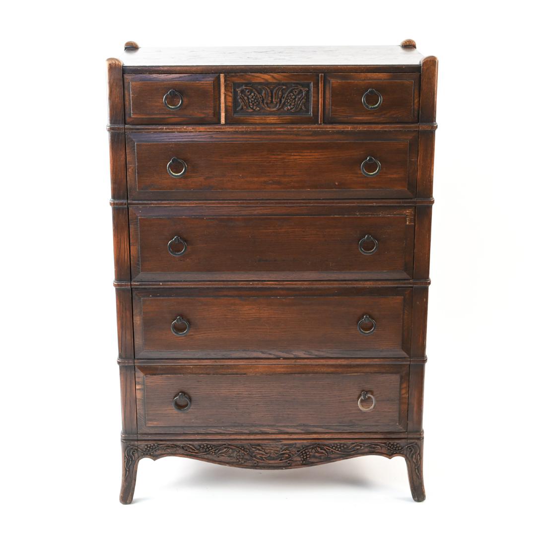 ROMWEBER OAK VIKING COLLECTION CHEST OF DRAWERS (1 of 16)