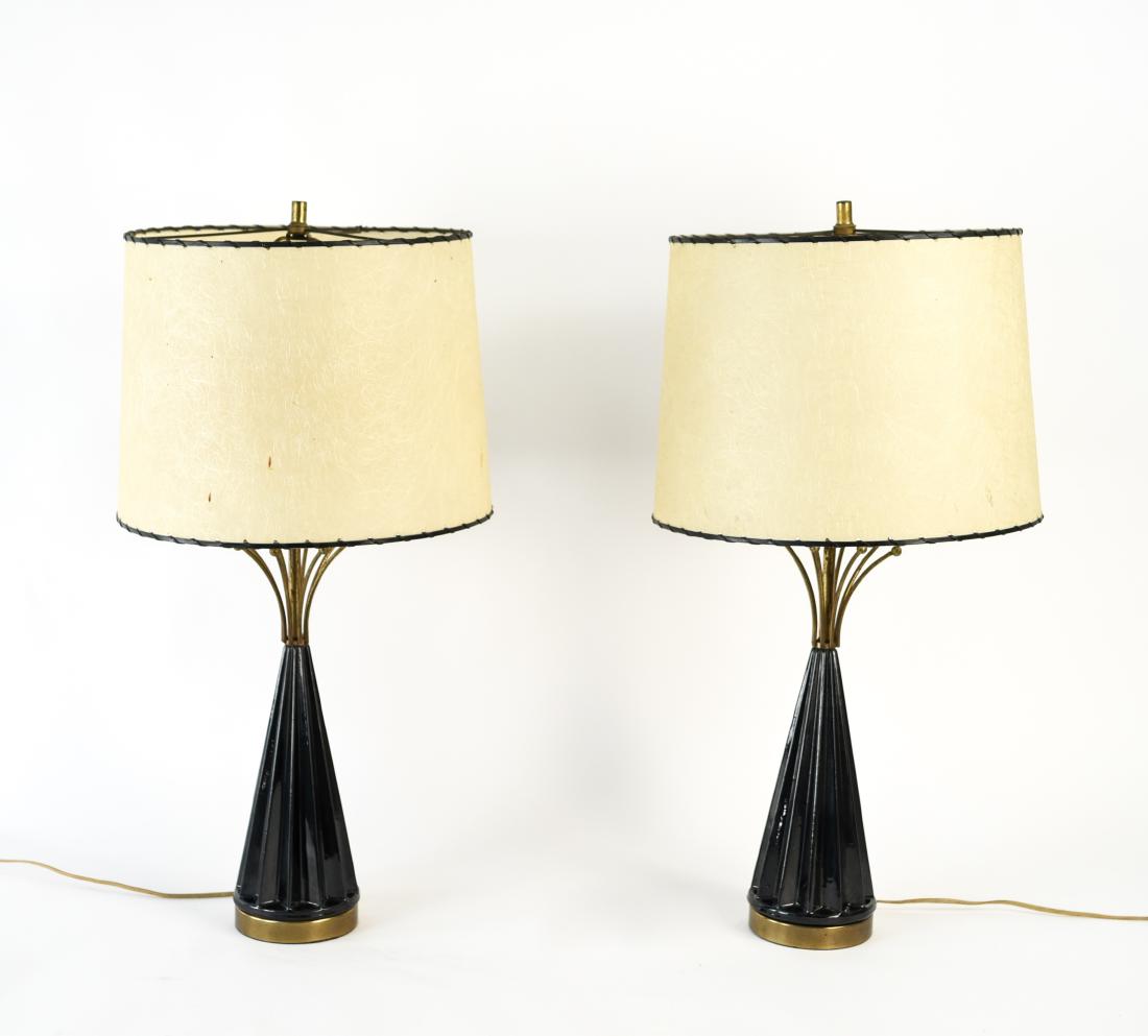 PAIR OF MID CENTURY LAMPS (1 of 12)