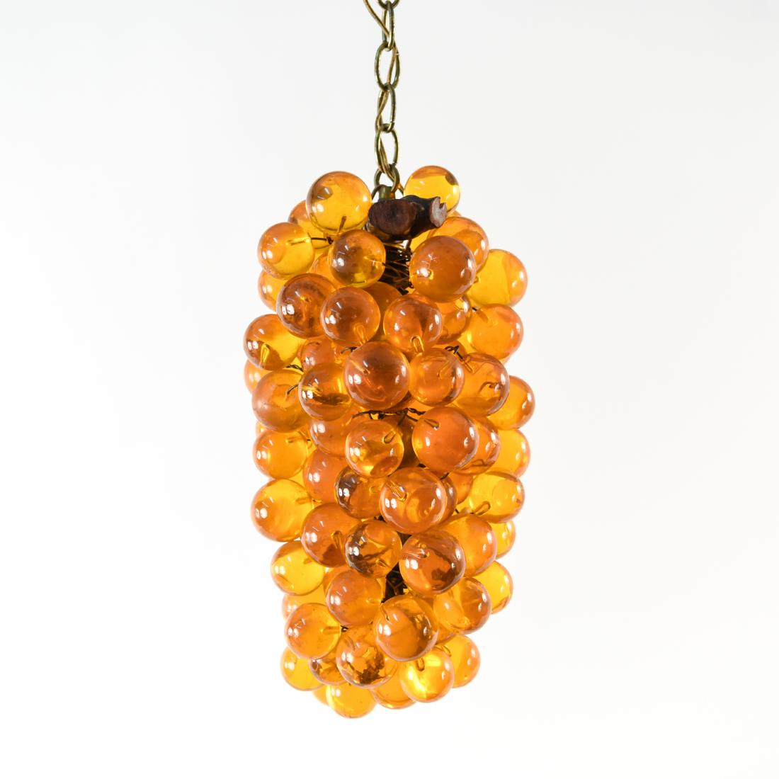 MID-CENTURY LUCITE GRAPE CHANDELIER (1 of 10)
