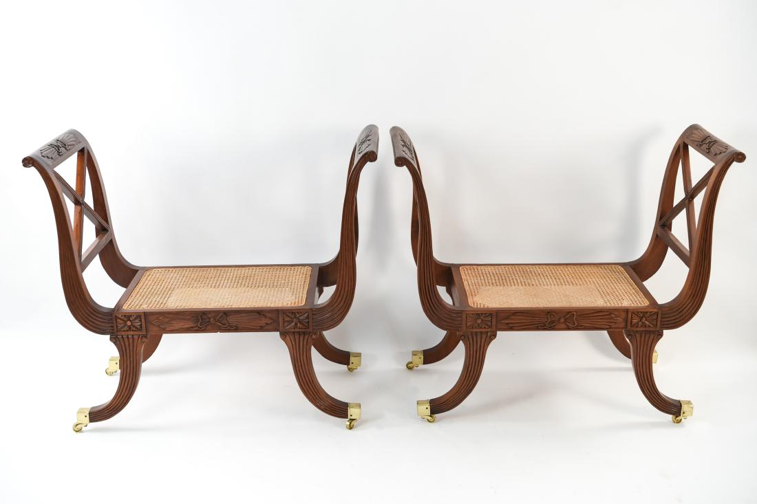 PAIR OF REGENCY STYLE BENCHES (1 of 20)