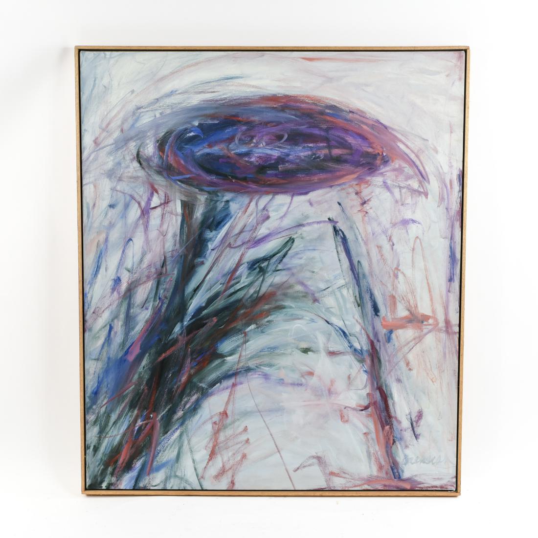 LARGE ABSTRACT OIL ON CANVAS (1 of 13)