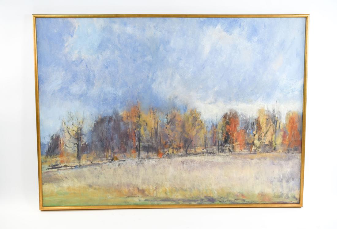 LARGE ABSTRACT O/C LANDSCAPE PAINTING (1 of 15)