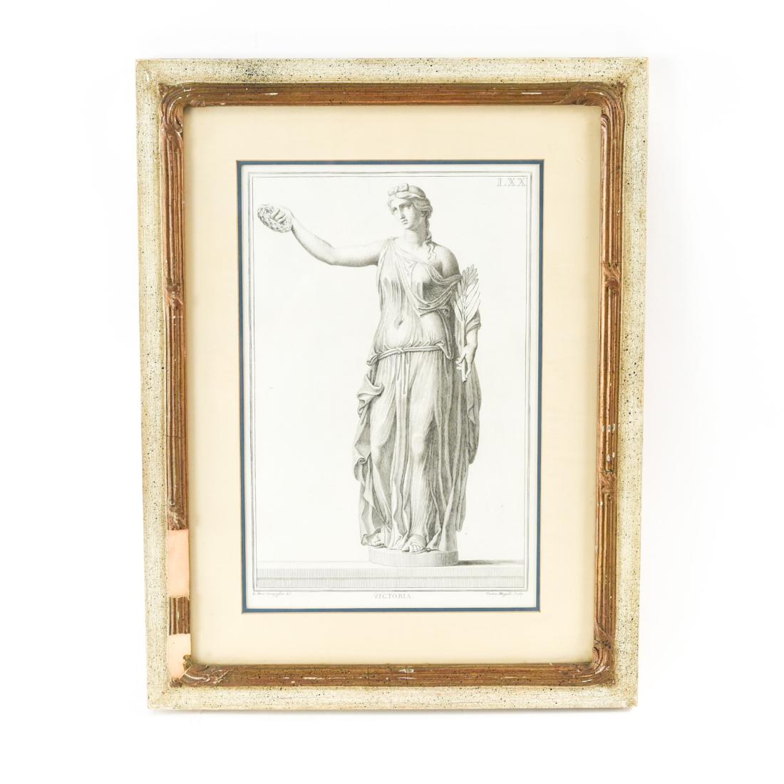 18TH C. ENGRAVING OF CLASSICAL FIGURE (1 of 10)