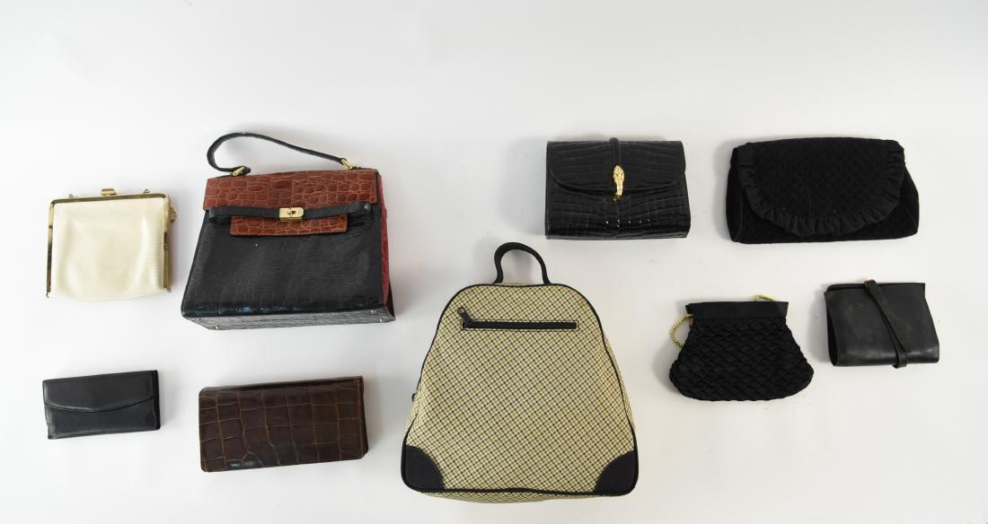 GROUPING OF HAND BAGS & WALLETS, PURSES (1 of 20)