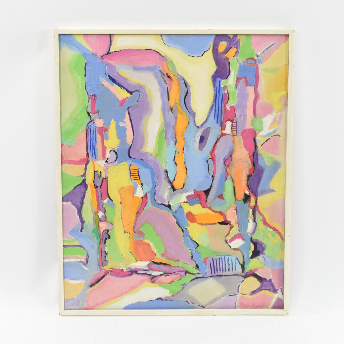 MARION GREEN ABSTRACT OIL ON CANVAS (1 of 11)