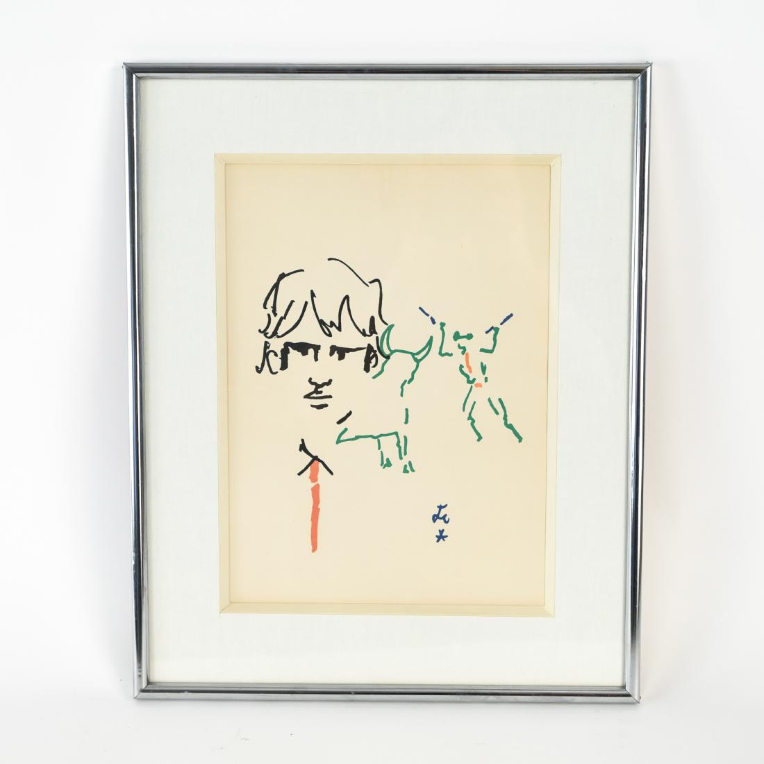 AFTER JEAN COCTEAU LITHOGRAPH (1 of 8)