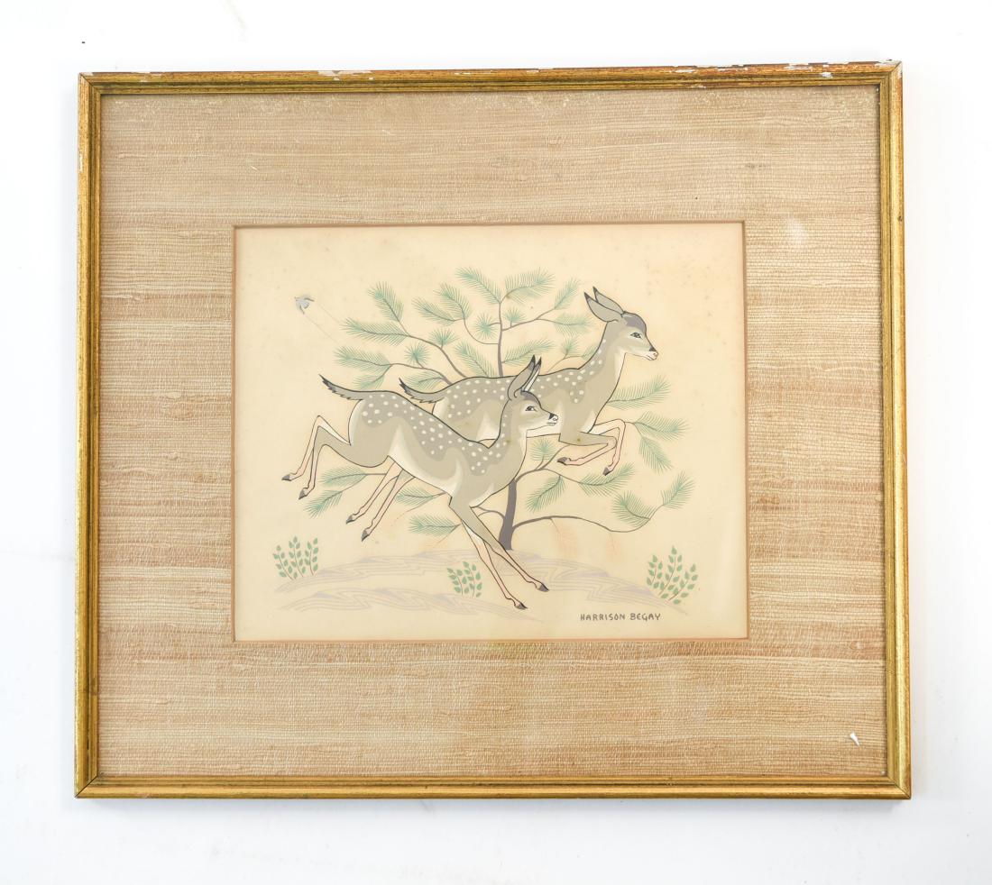 HARRISON BEGAY DEER PRINT (1 of 10)