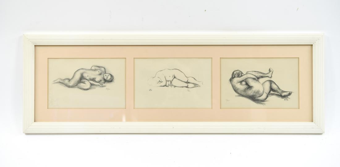 MAILLOL LITHOGRAPH OF NUDES (1 of 6)