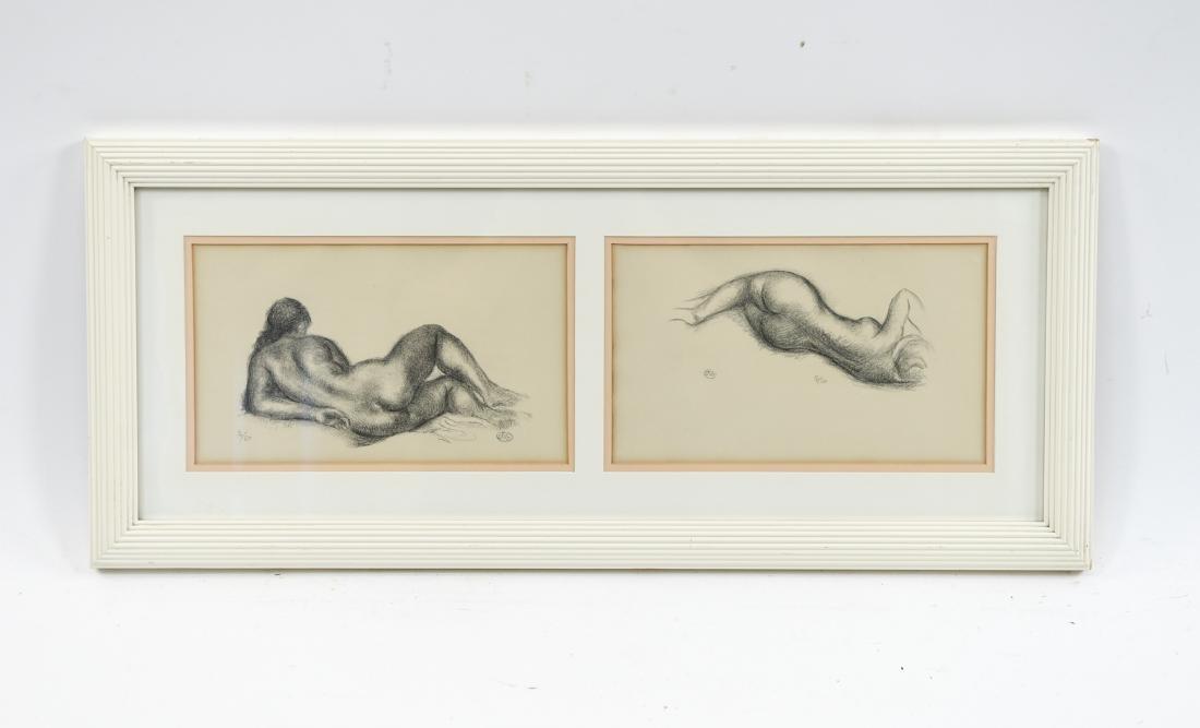 MAILLOL LITHOGRAPH OF NUDES (1 of 7)