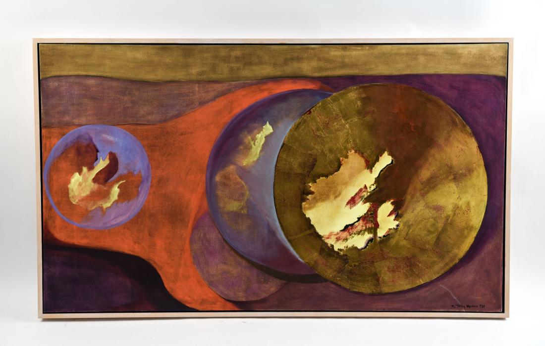 R. TALLEY MASTERS ACRYLIC ON CANVAS 1985 (1 of 13)