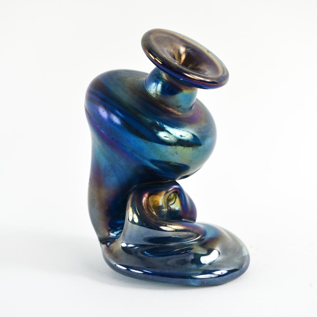 PETER BRAMHALL (1942-) ART GLASS VASE (1 of 8)