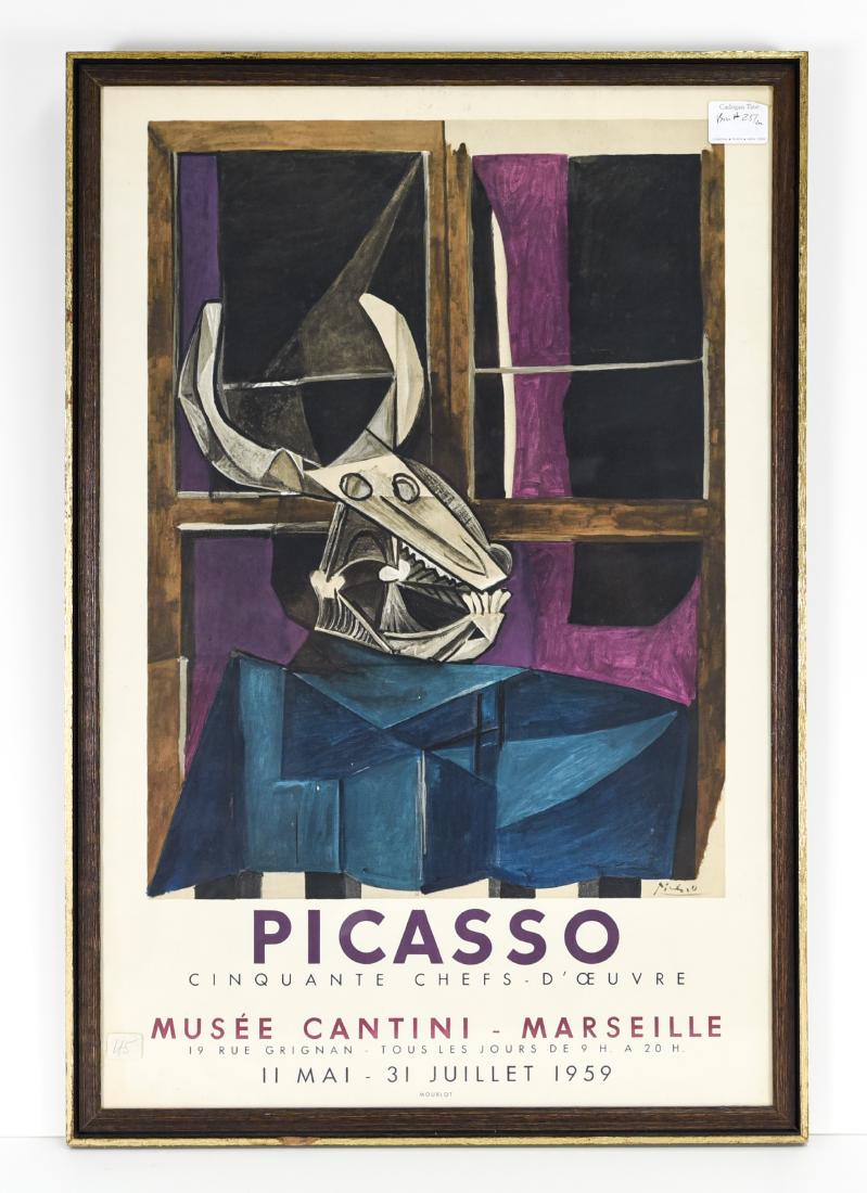 1959 PABLO PICASSO EXHIBITION POSTER MUSEE CANTINI (1 of 12)