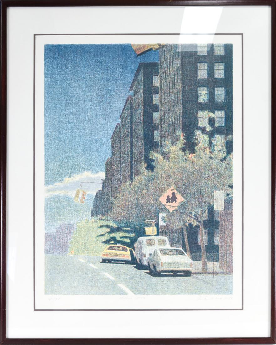 RICHARD K. MILLS (B 1941) "CITY STREET" 1981 (1 of 8)