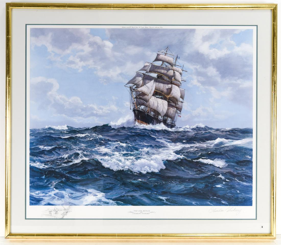 CHARLES VICKERY "THE SEA WITCH" SIGNED PRINT (1 of 10)