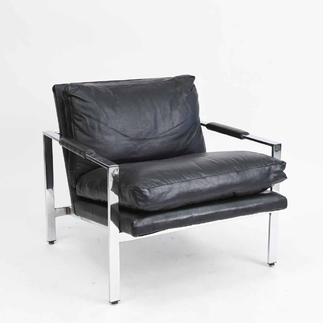 MILO BAUGHMAN CHROME LOUNGE CHAIR (1 of 10)