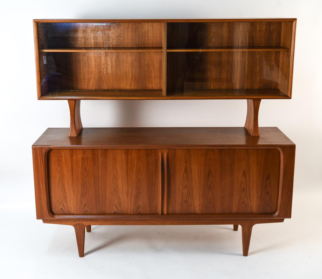 DANISH TAMBOUR SIDEBOARD CABINET AND HUTCH (1 of 20)