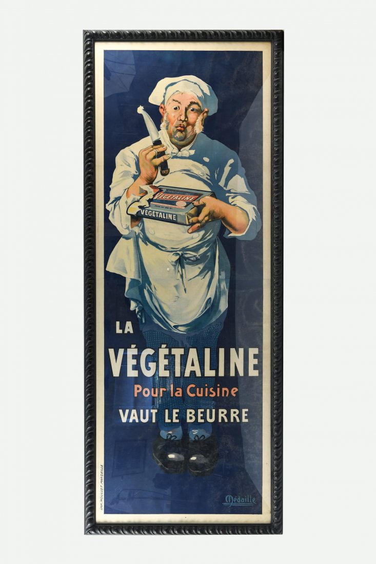 ANTIQUE FRENCH POSTER "LA VEGETALINE..." (1 of 15)
