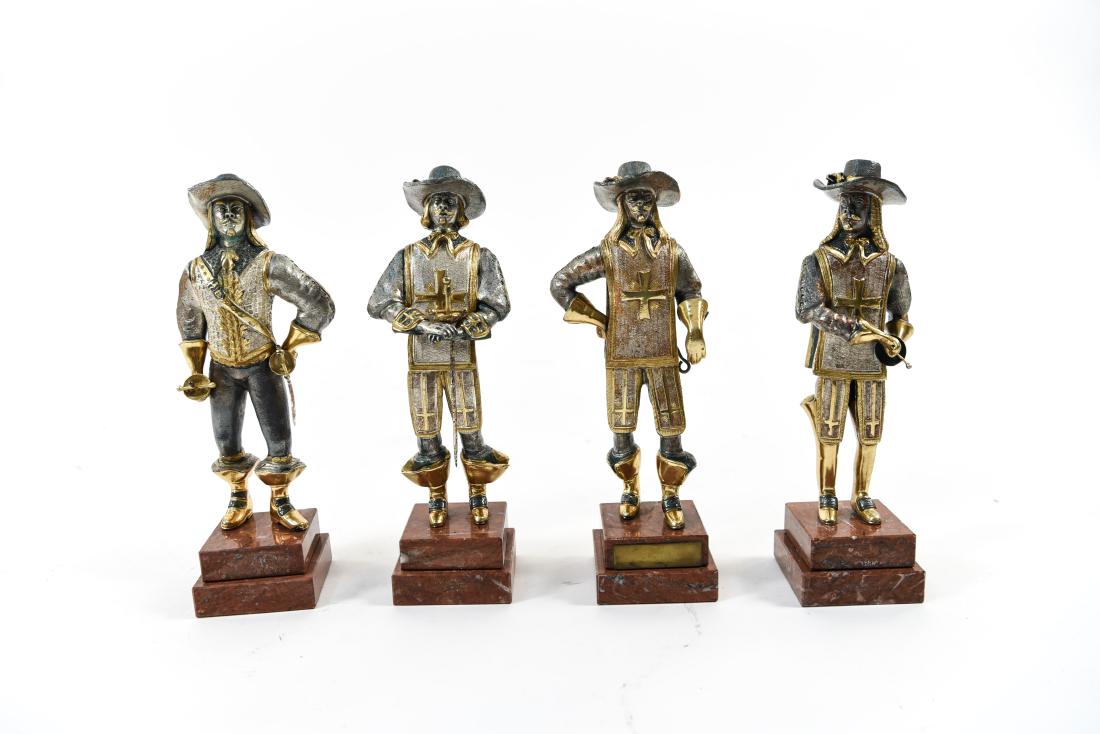 (4) BOTTEGA DEL VASARI CHISELED METAL FIGURES (1 of 13)