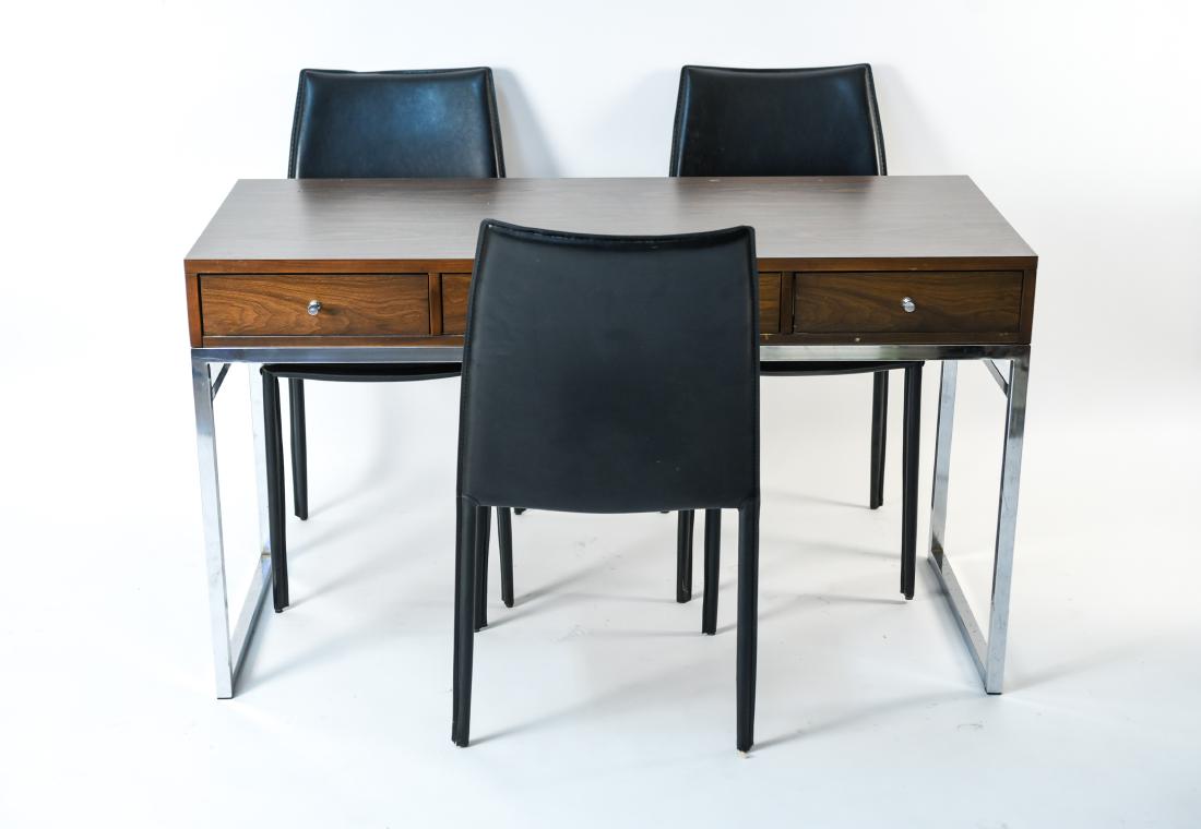 MODERN DESK WITH (3) SIDE CHAIRS (1 of 19)