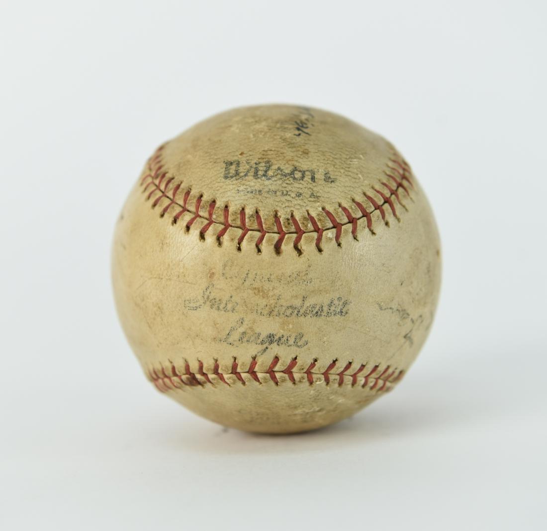 LATE 30'S GEORGE SELKIRK & RED ROLFE SIGNED BASEBALL (1 of 7)