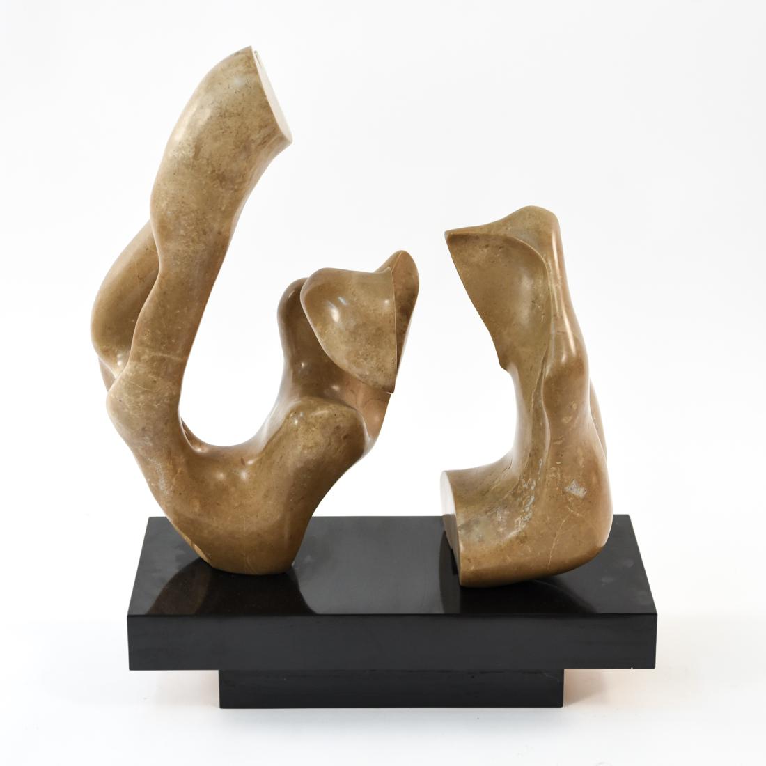 CARVED ABSTRACT MARBLE SCULPTURE (1 of 9)