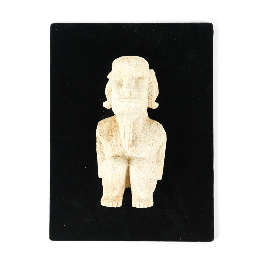 OCEANIC TRIBAL CARVED CORAL FIGURE (1 of 7)