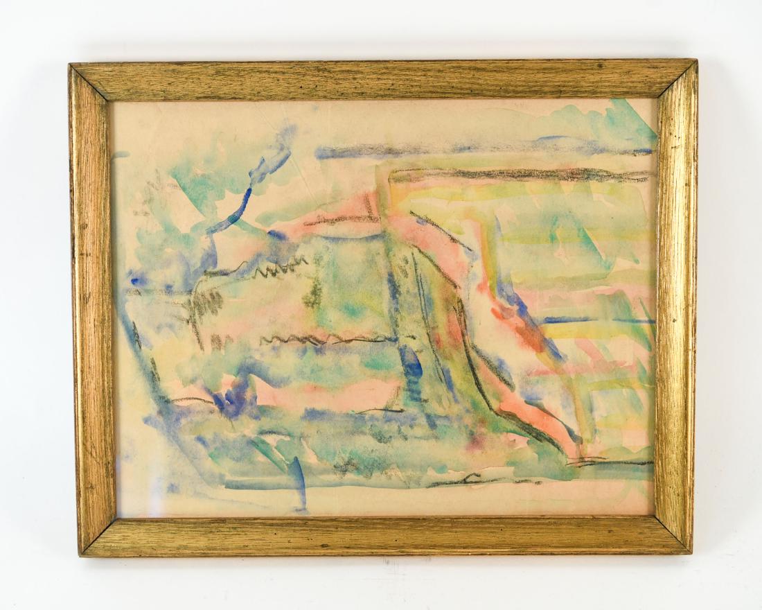 ABSTRACT WATERCOLOR & CHARCOAL (1 of 8)