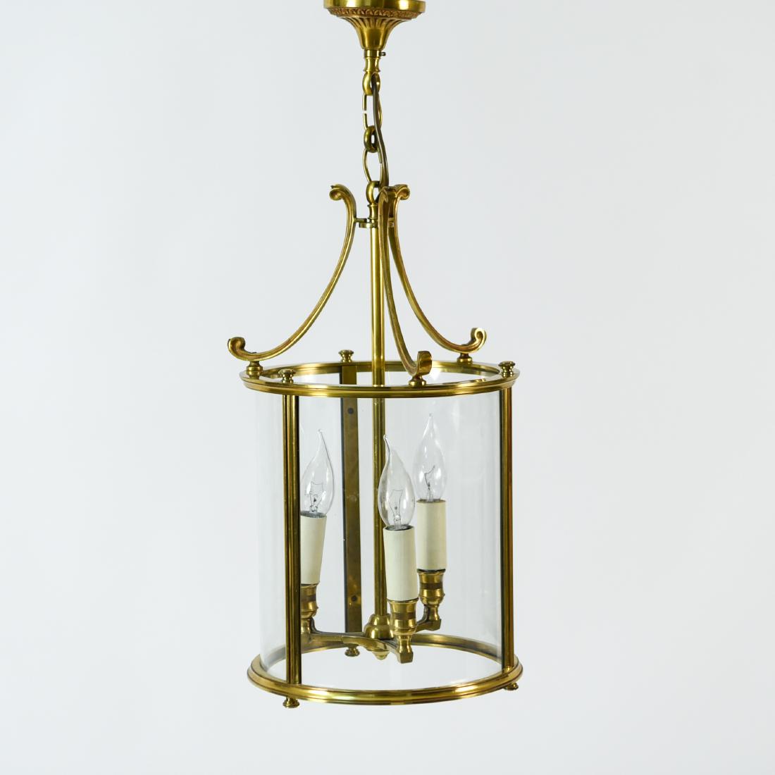 HANGING BRASS LIGHT FIXTURE (1 of 15)