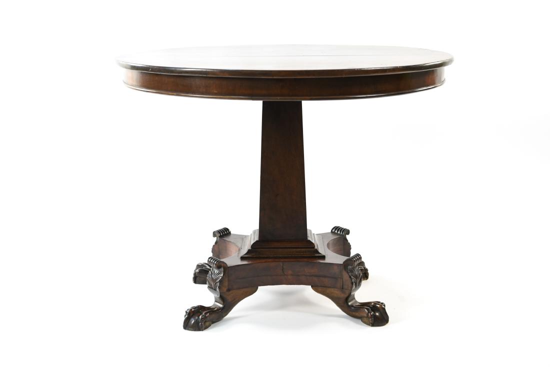19TH C. TILT TOP ROSEWOOD CENTER TABLE (1 of 14)