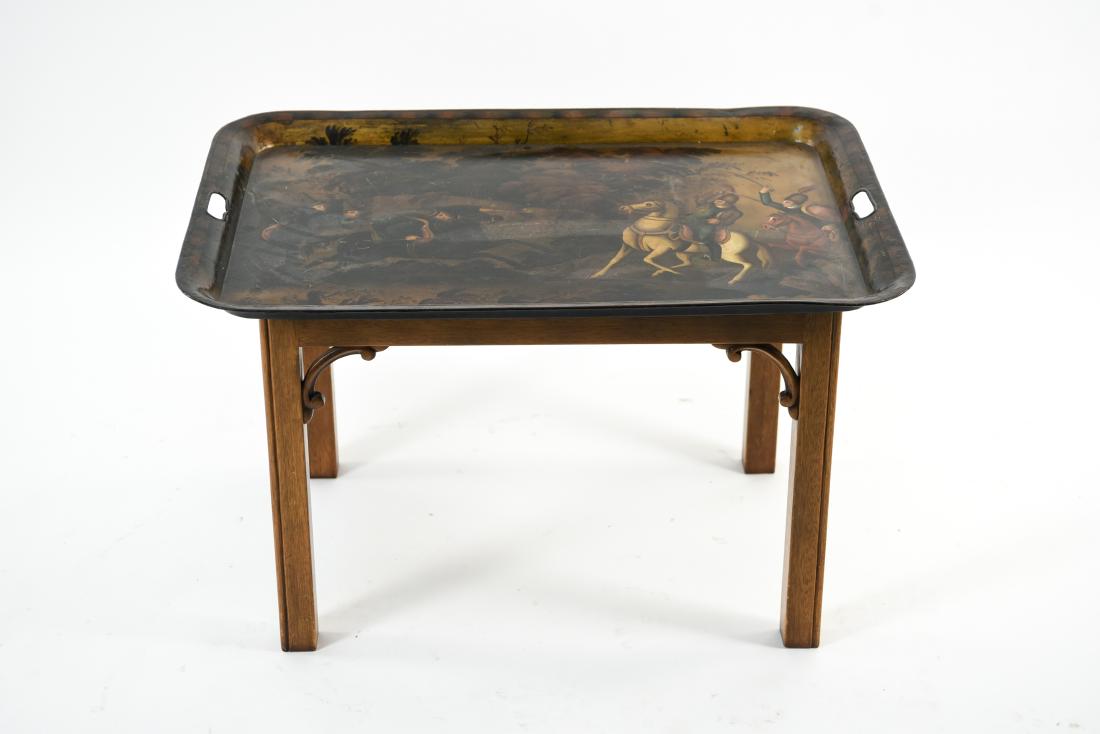 MID-19TH C. TOLE PAINTED TRAY (1 of 8)